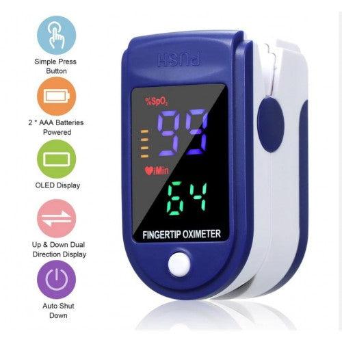 Fingertip Pulse Oximeter & Blood Oxygen Saturation Monitor Home Use - Toytexx Fingertip Pulse Oximeter & Blood Oxygen Saturation Monitor Home Use - Toytexx
